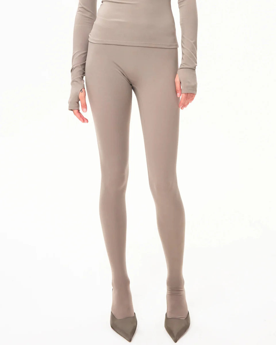 Footed Legging | Cement