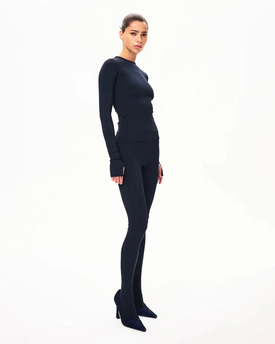 Footed Legging | Midnight